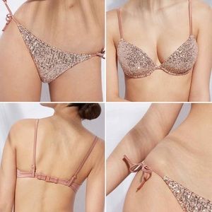 NWT Calzedonia Cannes sequin Bikini